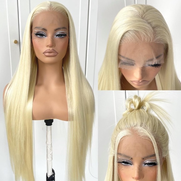 Human Hair Blended Lace Front Wig